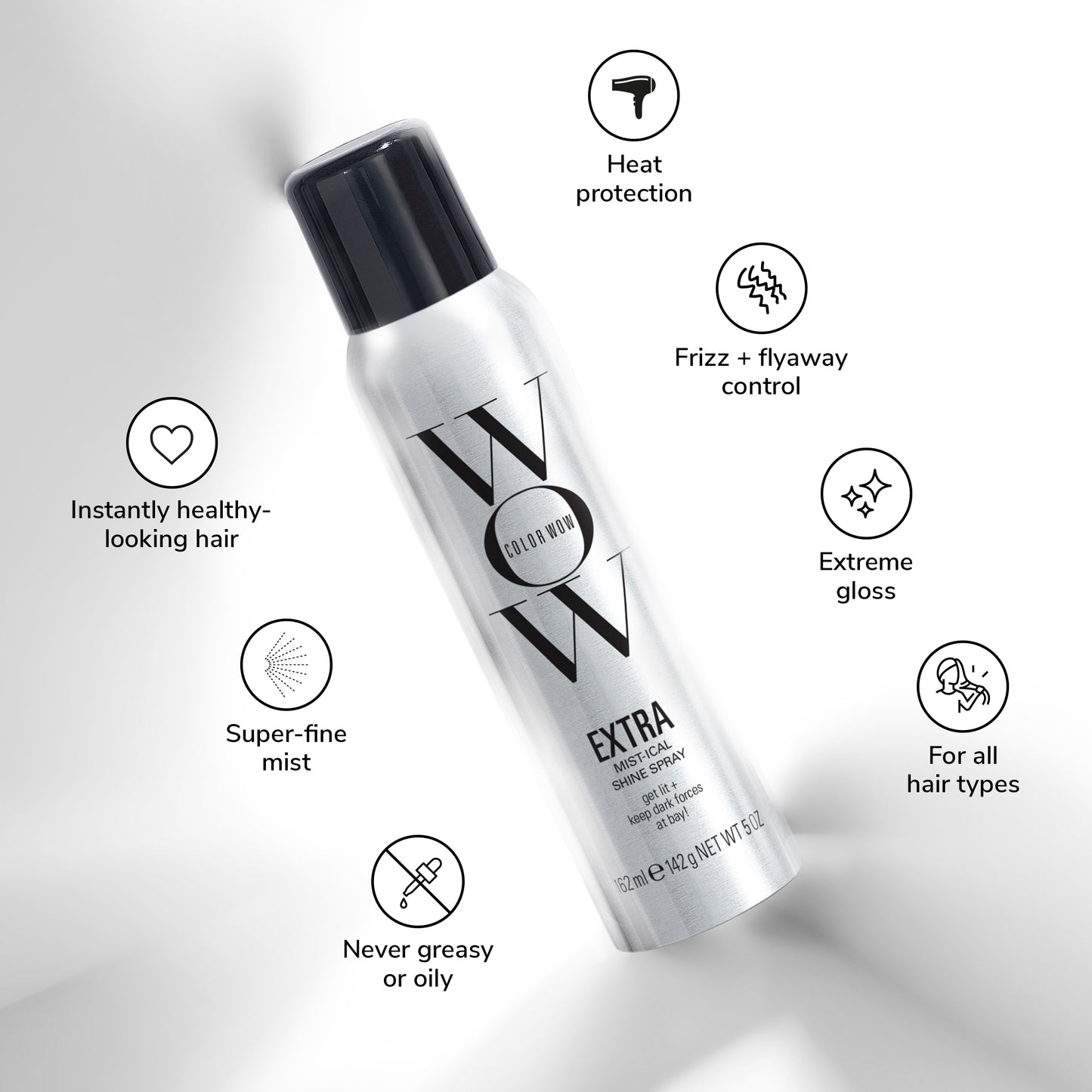 Extra Mist-ical Shine Spray + <br>FREE Puffer Bag